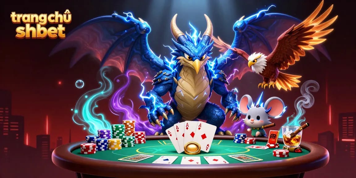 Engage in the exciting world of trang chủ shbet with an electrifying casino showdown featuring poker elements.