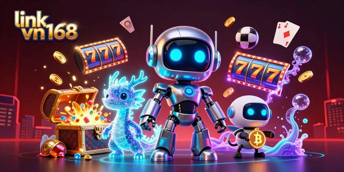 Experience thrilling wins at link vn168 with vibrant slot reels and captivating casino elements.