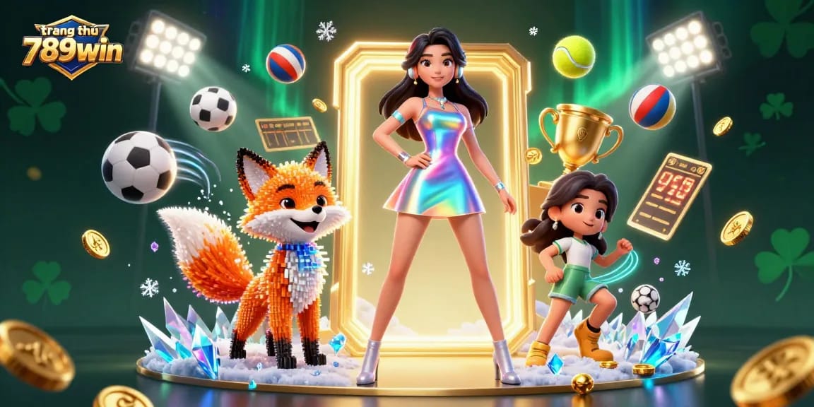 Celebrate your wins on trang chủ 789win with vibrant 3D casino illustration featuring dynamic gaming elements.