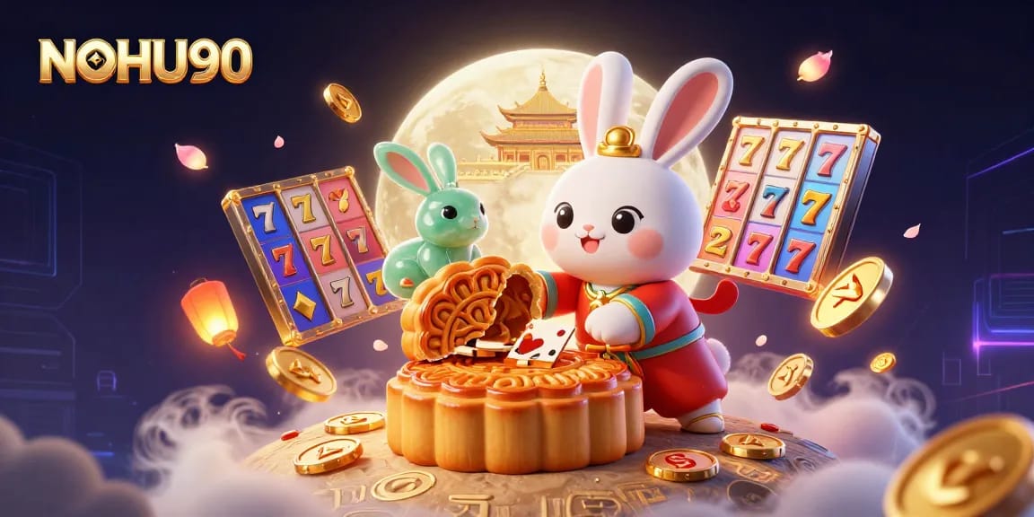 Join the excitement with NOHU90 as moon rabbits unveil jackpot riches on the lunar surface!