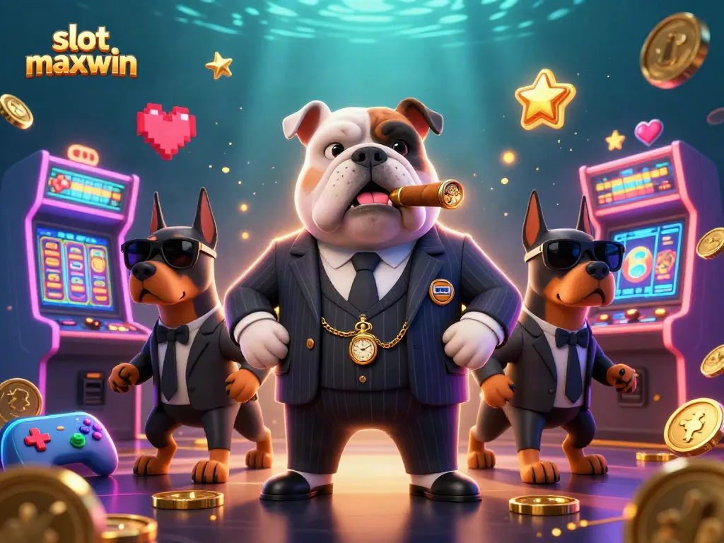 Experience slot maxwin with thrilling 3D characters and casino elements in vibrant detail.