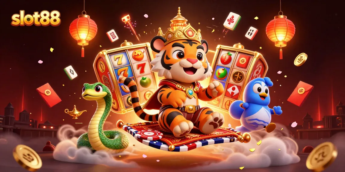 Slot88 menyuguhkan pengalaman bermain slot yang mengasyikkan dengan simbol-simbol keberuntungan dalam permainan.