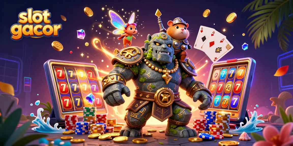 Menangkan slot gacor dengan golem penjaga yang hidup bersama raja hamster.