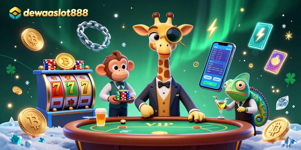 Mainkan dewataslot888 dengan beragam permainan slot gacor dalam ilustrasi yang penuh warna dan detail.