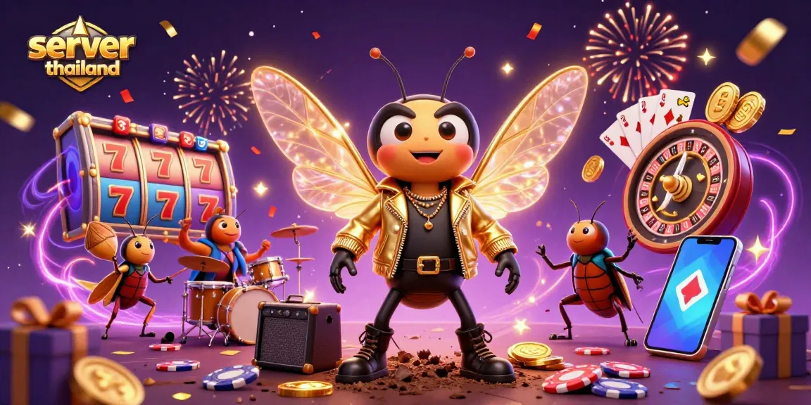 Engage with the thrilling action on server thailand's vibrant slot games featuring a rock star performance.
