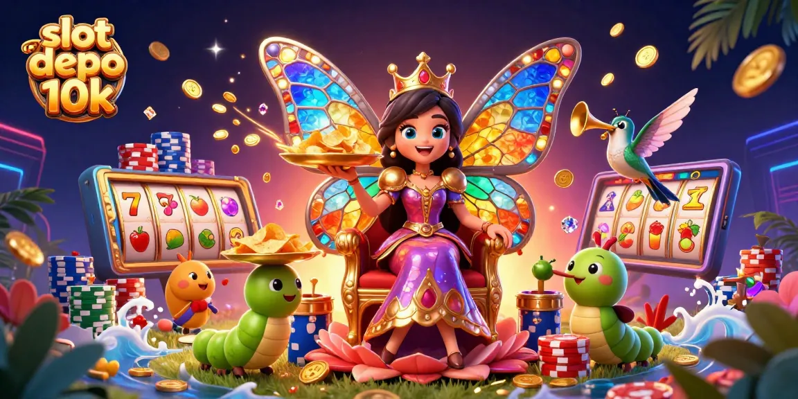 Experience the excitement of slot depo 10k with vibrant casino elements and dynamic gaming action.