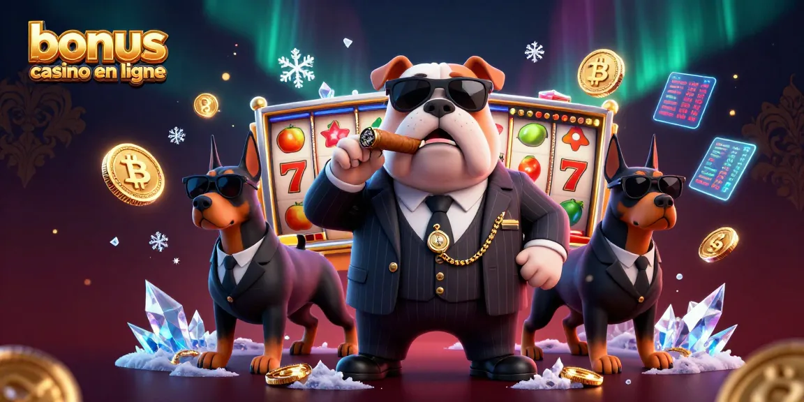 Participez à une action passionnante de bonus casino en ligne avec un bulldog patron de la mafia et des rouleaux de machines à sous scintillants.