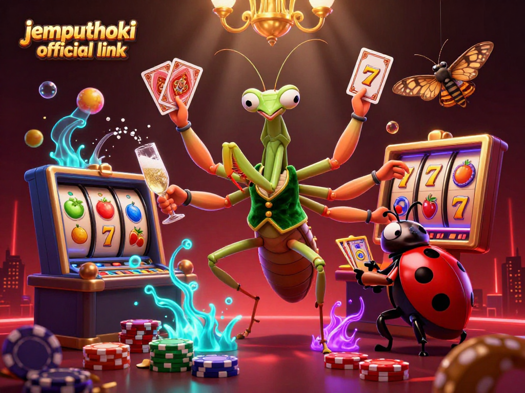 Experience the thrill of games at jemputhoki official link with vibrant visuals of slots and lively characters.