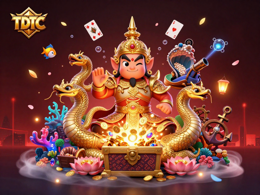 Experience the magical TDTC world with vibrant characters and thrilling casino elements.