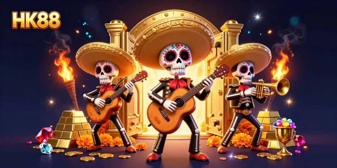 Engage with HK88's thrilling casino experience playing alongside a vibrant mariachi band.