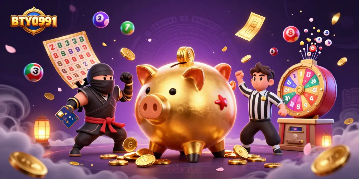 Engage with the exciting world of BTY0991 through a vibrant 3D casino illustration.