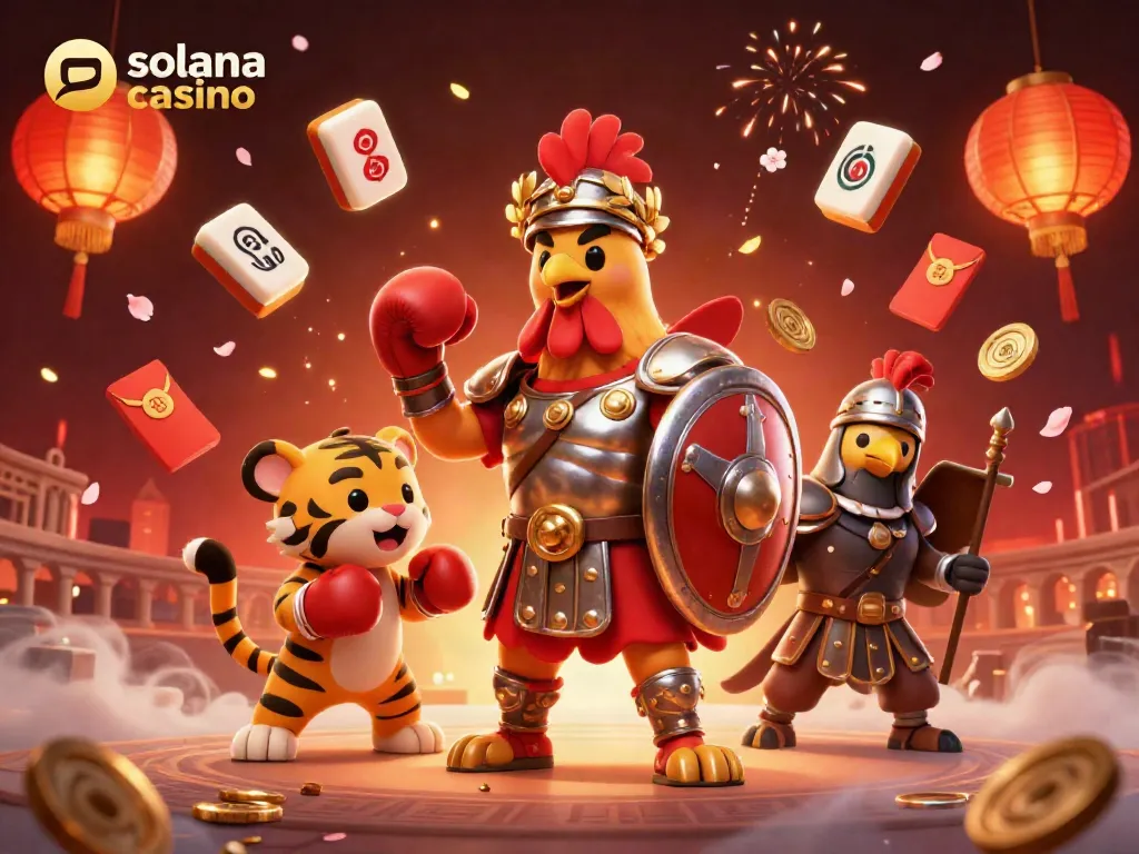 Engage in the thrilling world of solana casino with dynamic characters and gambling elements.
