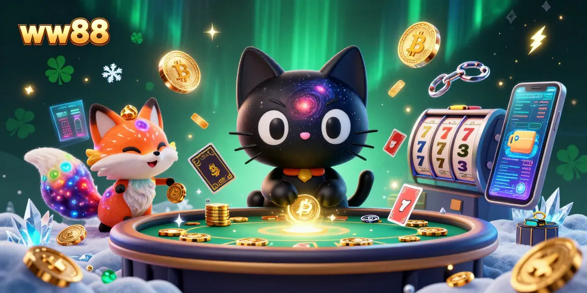 Experience exhilarating gameplay at ww88, featuring a cosmic casino with captivating characters and vibrant gaming elements.
