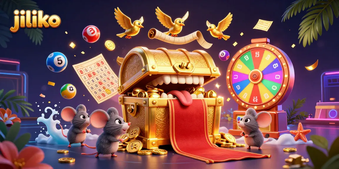 Experience exciting gameplay at Jiliko while navigating colorful lottery elements and vibrant prizes.