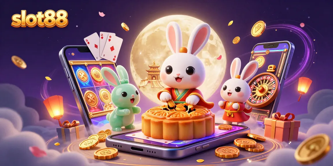 Menggandakan kemenangan dalam permainan slot88 dengan suasana kasino yang ceria dan elemen beruntung.