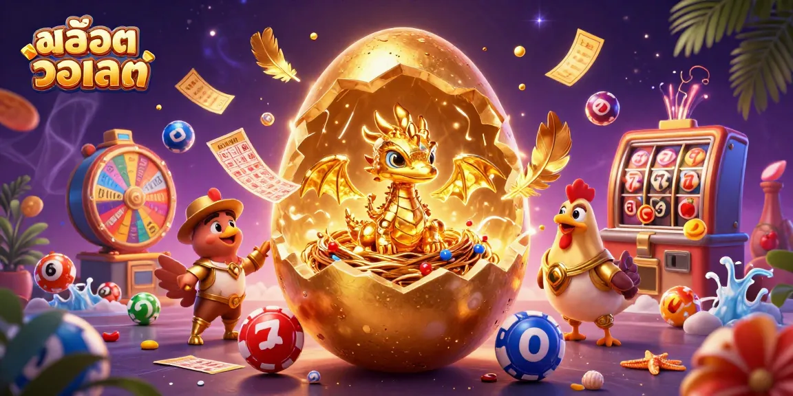 Engage in สล็อตวอเลท excitement with a crystal dragon amidst vibrant casino elements.