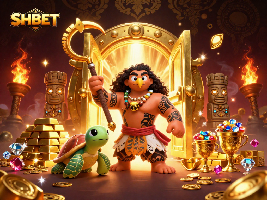 Experience the excitement of winning with SHBET in this vibrant casino-themed illustration.