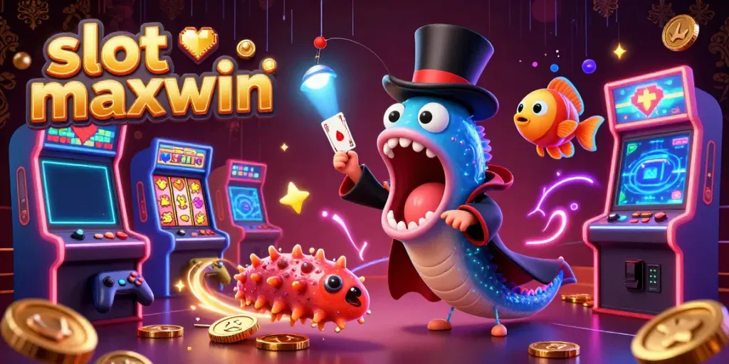 Gulper eel dan anglerfish menghibur dengan slot maxwin di dunia kasino bawah laut yang berkilau