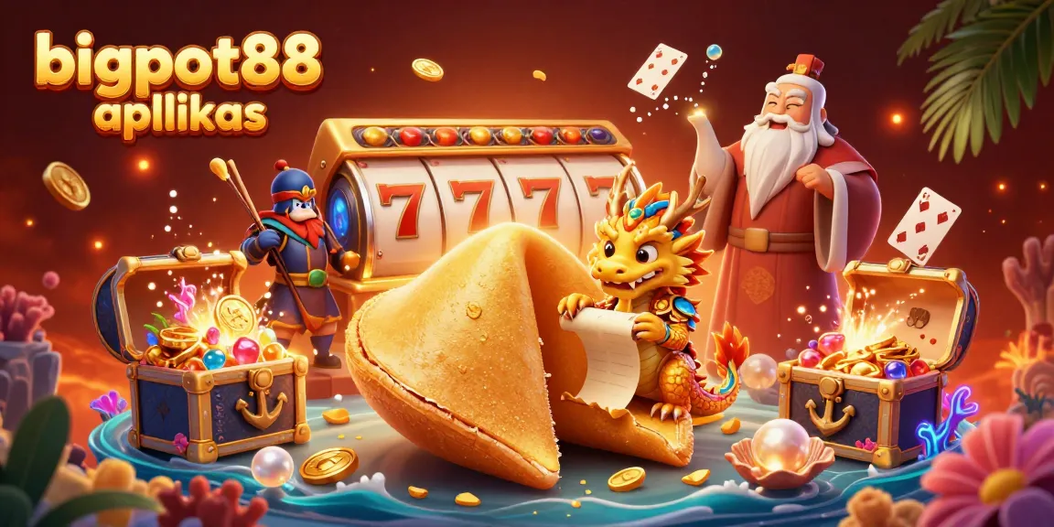 Experience exciting gaming with bigpot88 aplikas featuring a vibrant 3D casino scene.