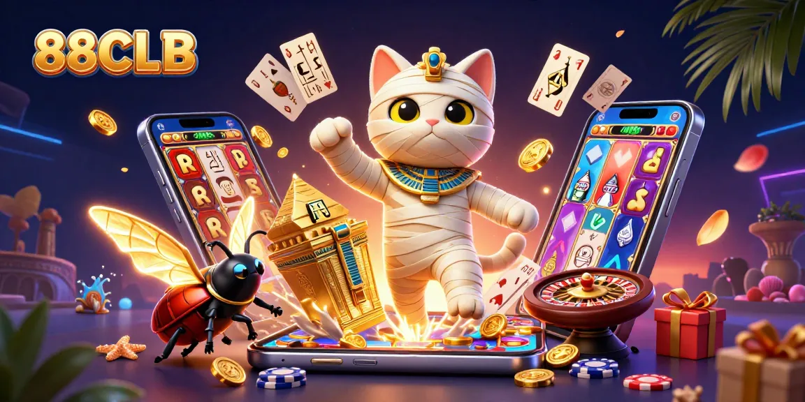88CLB offers a lively casino experience with a magical Egyptian theme, showcasing engaging games and rewards.