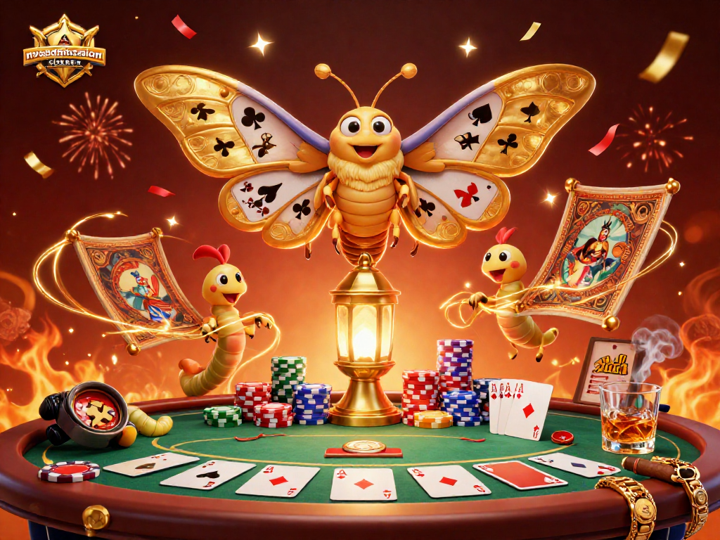 Experience excitement with nvsadmissionclasssix showcasing a magical casino scene filled with vibrant poker elements.