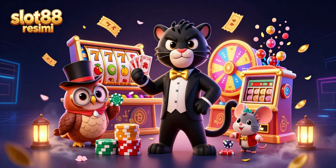 Mengalami keseruan bermain dengan slot88 resmi, panther elegan dan teman-temannya di dunia kasino yang semarak.