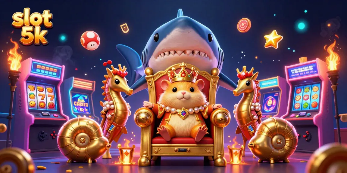 Menangkan slot 5k dengan menghadapi segudang karakter beruntung dalam ilustrasi kasino 3D yang menarik.