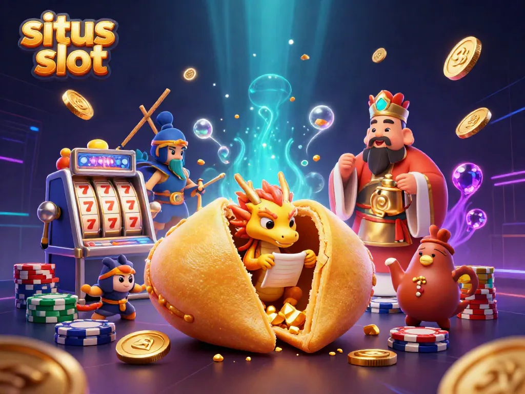Permainan situs slot baru dengan karakter menarik dan simbol keberuntungan, mendorong pemain untuk berkarya.