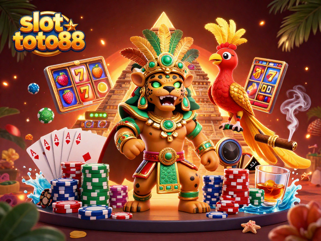 Experience the excitement of slot toto88 with vibrant characters and thrilling game elements.