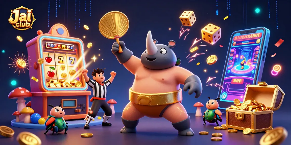 Experience vibrant gaming action with Jai club featuring dynamic characters and thrilling slot games.