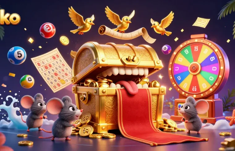 Experience exciting gameplay at Jiliko while navigating colorful lottery elements and vibrant prizes.