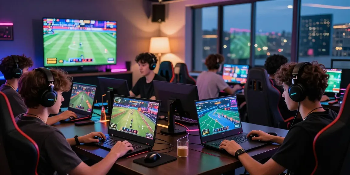 Engaged players enjoying thrilling experiences on the Lotus365 platform in a vibrant gaming lounge.
